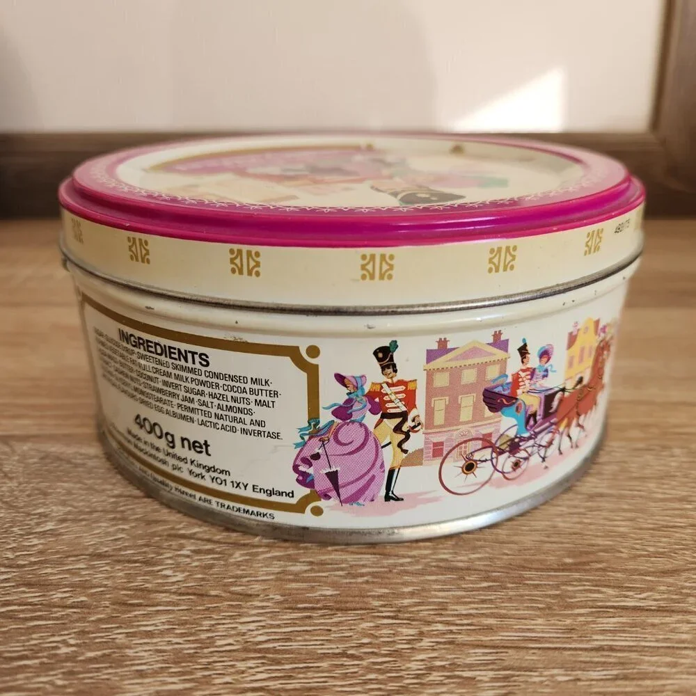 Vintage Mackintosh's Quality Street Chocolate & Toffees Metal Tin Can